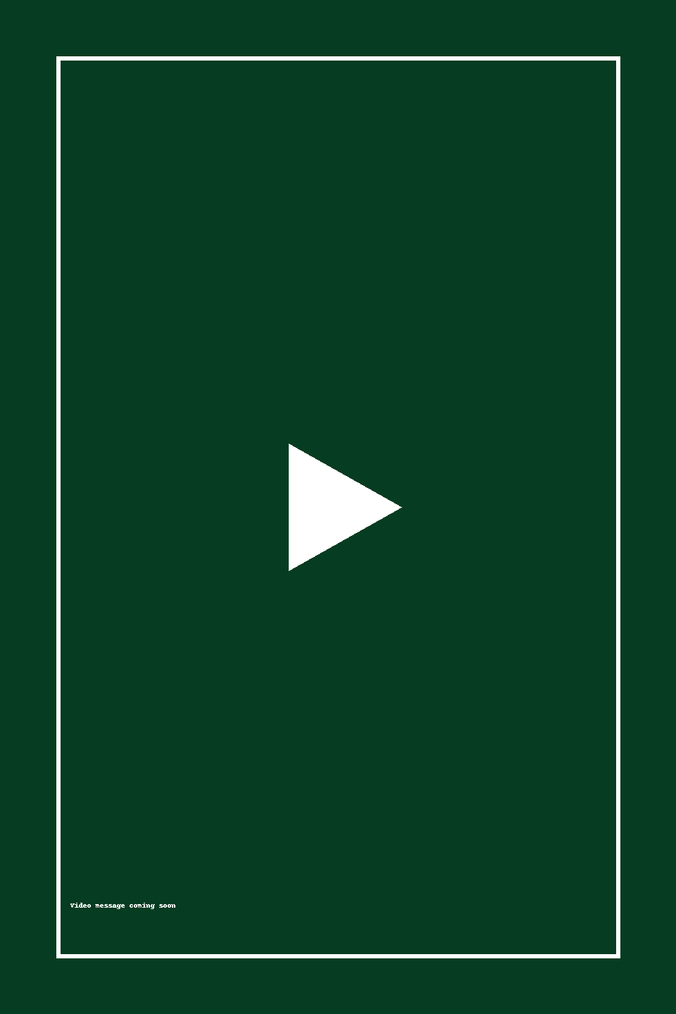 Placeholder for upcoming video message from David